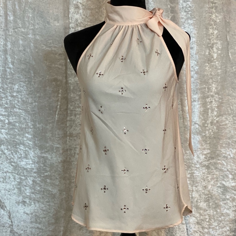 Pastel pink blouse